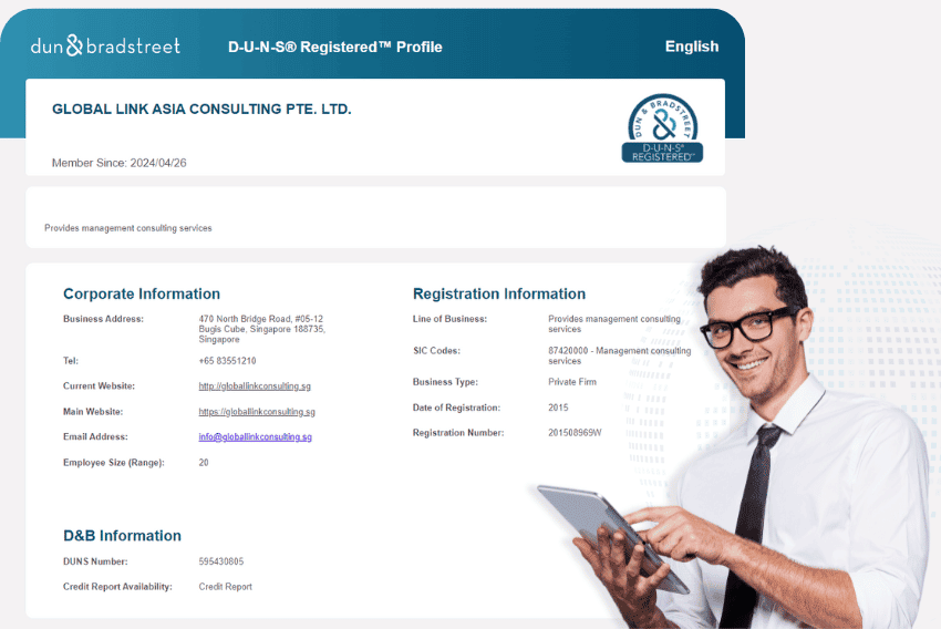 Chứng nhận DUNS online cho công ty 
